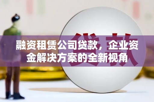 巴音郭楞蒙古融资租赁公司贷款，企业资金解决方案的全新视角
