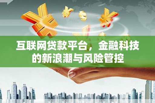 巴音郭楞蒙古互联网贷款平台，金融科技的新浪潮与风险管控