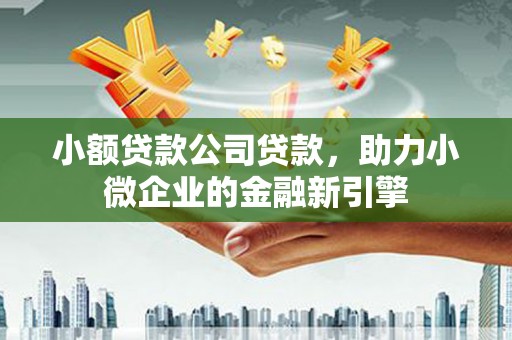 巴音郭楞蒙古小额贷款公司贷款，助力小微企业的金融新引擎