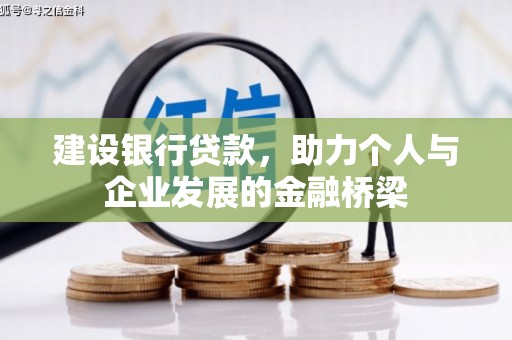 巴音郭楞蒙古建设银行贷款，助力个人与企业发展的金融桥梁