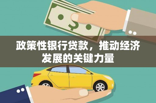 巴音郭楞蒙古政策性银行贷款，推动经济发展的关键力量