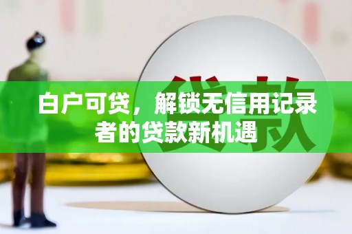 巴音郭楞蒙古白户可贷，解锁无信用记录者的贷款新机遇
