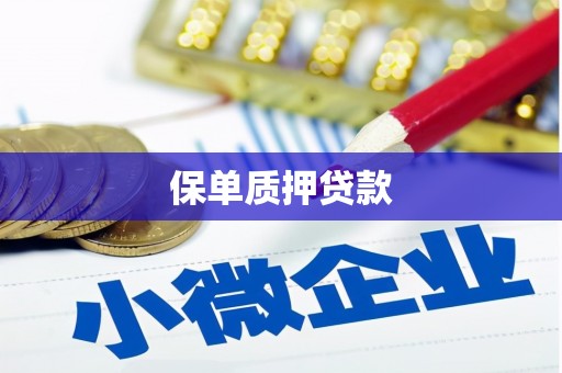 巴音郭楞蒙古保单质押贷款