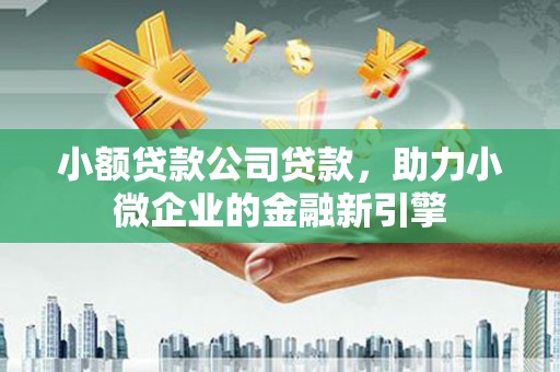 巴音郭楞蒙古小额贷款公司贷款，助力小微企业的金融新引擎