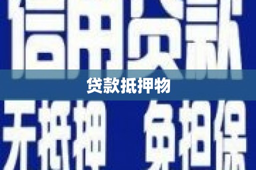 巴音郭楞蒙古贷款抵押物